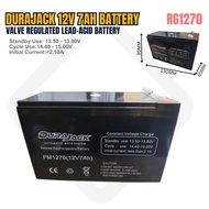 RANGER / DURAJACK 12V 7AH BATTERY FOR AUTOGATE (RG1270)