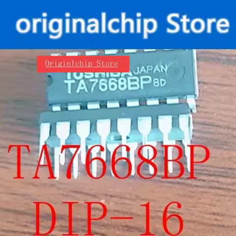 5pcs TA7668BP DIP-16 dual-channel preamplifier chip TA7668