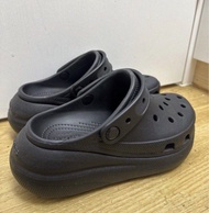 Crocs ｜Iconic Comfort 厚底鞋 黑色