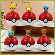 PLNBFG ปิกาจู โปเกมอนโปเกมอน Bulbasaur Squirtle ลูกบอลเอลฟ์สัตว์เลี้ยง คาวาอิ ไซดั๊ก ลูกบอลป๊อปอัพ ข