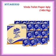 Vinda Toilet Roll Vinda Toilet Paper Sealed Packaging 厕纸 4Ply 1Roll 140/160/200g MY