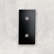 4080 Flush Plate Black