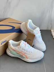 💕折扣 💕 軟萌馬卡龍淺色拼款 透氣緩震專業場地訓練鞋 | Asics GEL-TACTIC 12 女子室內排球運動鞋|