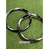 RIM ALLOY HITAM BLACK THUNDER (EX5 WAVE LAGENDA KRISS DASH FUTURE FALCONE ARGONE 17×1.4 CUSTOM THAIL