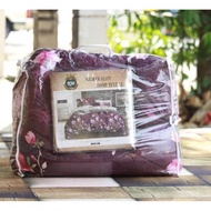 SET CADAR BERCORAK COMFORTER ( 7 IN 1 ) Size QUEEN