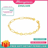 [BT5268] Rantai Tangan ZHULIAN Gold Plated Bracelet Jewellery Emas Saduran Barang Kemas