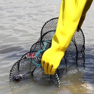 [LARGEST SIZE 50cm Crab Fish Shrimp Prawn Eel Live Trap Net Bait Fishing Pot Cage Perangkap Jala Ikan Ketam