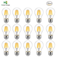 15pcs A19 Led Lamp Vintage Low Voltages DC 12V 24V Edison LED Globe Bulbs Warm White 2700K E26 E27 L