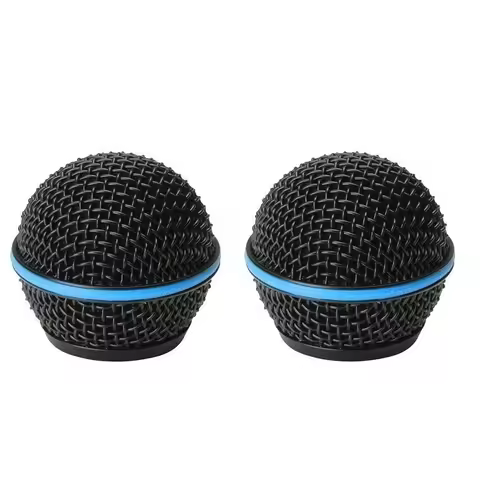 Bolymic Black Beta58 Vocal Microphone Grilles Head Mesh RK265G for Shure Beta58A SM58 SM58-LC Grille