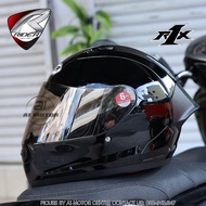 หมวกกันน็อกเต็มใบ  Rider รุ่น R1X ใหม่ล่าสุด ถอดซักได้ รองรับบลูทูธ มีไซส M L XL