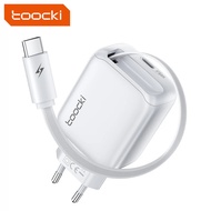 Toocki 30W GaN Charger Retractble 68cm Type C Cable QC PD 3.0 PPS Fast USB C Charger for iPhone 17 1