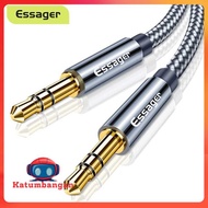 ESSAGER 3.5mm AUX Cable Audio Male to Male Adapter Braid 1.2M - EYP35-DY0G