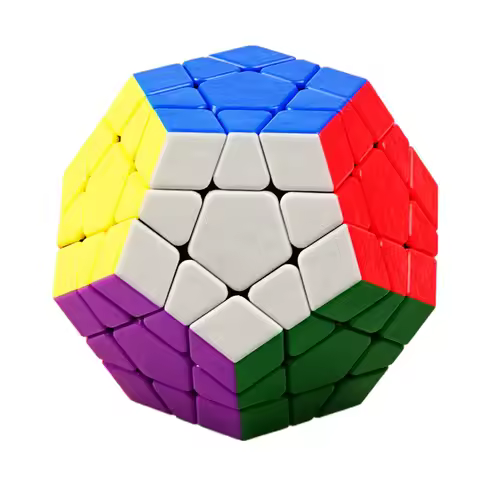 Shengshou 3x3 Megaminxeds Cube Stickerless 3x3x3 Gem Magic Cube Frosted 3Layers Speed Professional M