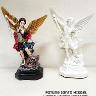 Santo Mikhael Angel Statue Color White/ 10x20cm - Mikael Angel Statue - Santo Mikael Angel Statue Co