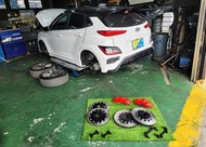 【CS車宮車業】 現代 KONA N-LINE 實車安裝 搭配380浮動碟  Brembo ZL1 六活塞 卡鉗