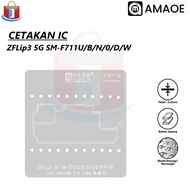 AMAOE ZFLIP3 5G SM-F711U IC MOLD/N/O MIDDLE SIZE:70*70MM H:0.112MM MAGNETIC Original