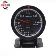 Turbo Boost Gauge Dashboard Instrument For 12v Fuel Vehicles 60mm Boost Gauge