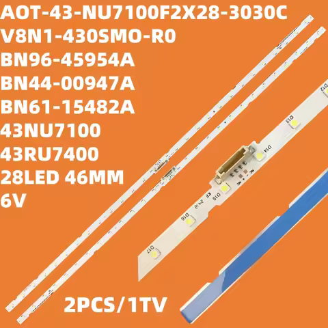 LED Backlight Strip For UE43NU7092U UE43NU7090U UE43NU7090S UE43NU7025K UE43NU7022K UE43NU7020W UE43