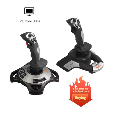 PXN-2113 Joystick Flight Simulator Gamepad Controller Pc Flight Simulator Cockpit Stick for PC/Deskt