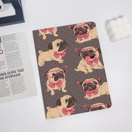 Lovely Pug iPad Air 5 2022 iPad 10 2022 iPad 9 case,iPad Pro 11" 12.9'' 2022 iPad Pro 12.9'' 2021 iP