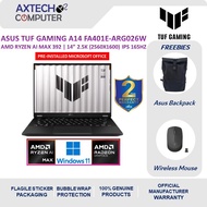 Asus TUF Gaming A14 FA401E-ARG026W 14'' 2.5K 165Hz Gaming Laptop ( AI MAX+ 392, 32GB, 1TB SSD, ATI, 