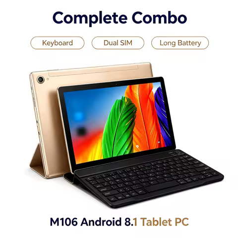 2026 Big Sale 10.6 Inch 4G Phone Call M106 Android 8.0 Tablet 2GB RAM 32GB ROM MTK9797 Quad Core Dua