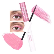 DAGEDA Pink Dual-Ended Mascara, 2 In 1 Quick-Drying Glitter & Matte Colored Mascara for Eyelashes, u