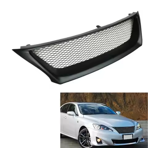 Front Grille Grill For Lexus IS IS250 IS350 Sedan 2011-2013 6th JDM F Sport 4 Door Fiberglass/Carbon