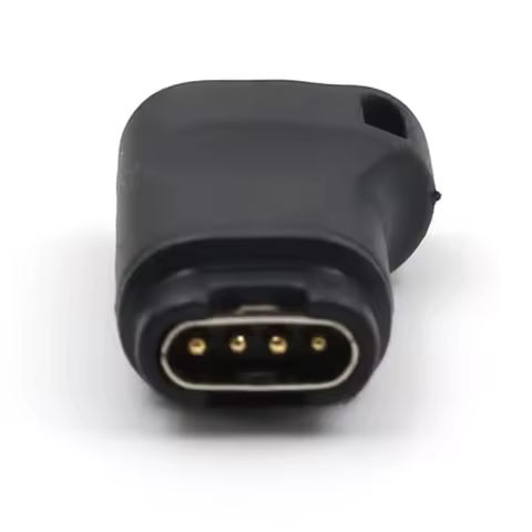 USB C Type C Female to 4pin Charge Adapter for -Garmin Approach S60 Fenix 6X Pro Solar Vivoactive3 t