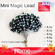 HILDAR 100pcs Fishing Lead fall, Split Round Shot Weights Lead Sinkers, High Quality Fast Used 0.2-1