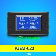 PEACEFAIR PZEM-020 10A AC 80-260V KWH WATT AMPERE VOLT METER DIGITAL