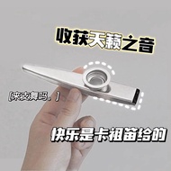 Metal Kazoo Flute Professional Wooden Playing Grade Solid Wood Trumpet Large Saxophone Small Musical