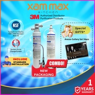 3M™ Under Sink Water Filter AP Easy Complete + 3M™ Water Filter Replacement Cartridge C-Complete / 3