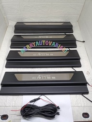 Sillplate samping mobil Xpander cross lampu led
