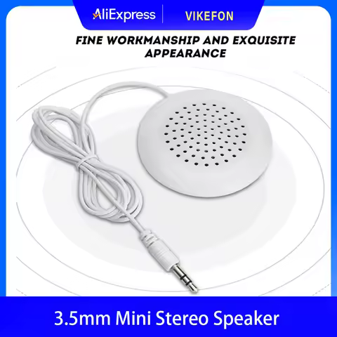 New DIY Pillow Speaker 3.5mm Mini Stereo Speaker For MP3 MP4 CD Music Player Mobile Phone Tablet PC 