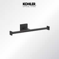 KOHLER Square double toilet tissue holder ที่ใส่กระดาษชำระคู่ รุ่น Square สีดำด้าน K-23288X-BL