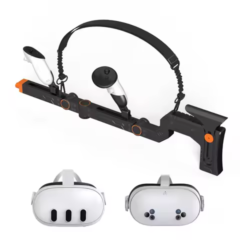 VR Gaming Experience Magnetic VR Games Rifle Gun Suitable For Meta Quest 3S/Quest 3 VR Game Accessor