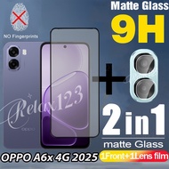 For OPPO A6x 4G 2025 2in1 Matte Frosted Glass and Lens Film For Oppo A6X A6 x OPPO A6 Pro A6 A6i A6x