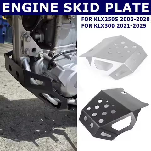 For KAWASAKI KLX250 KLX250R KLX250S KLX300 KLX300R KLX 250 300 Engine Guard Base Protection Cover Sk