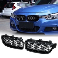 BMW Diamond Kidney Front Grilles Meteor Style For BMW 3 Series F30 F35 F31 2012-2018
