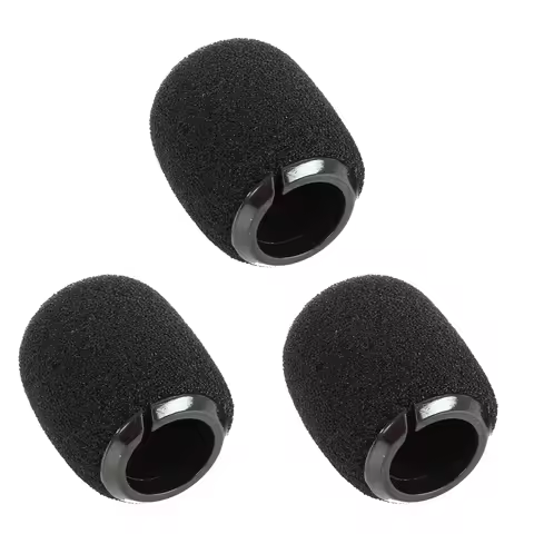 3Pcs/Lot Plastic Snap Foam Cover Windscreen Sponge For Shure Beta98H/C MX412 418 Instrument Goosenec