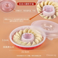 Dumpling Box Disposable Commercial round Dumpling Box Compartment Box Thickened Takeaway Lunch Box Plastic Tray with Lid