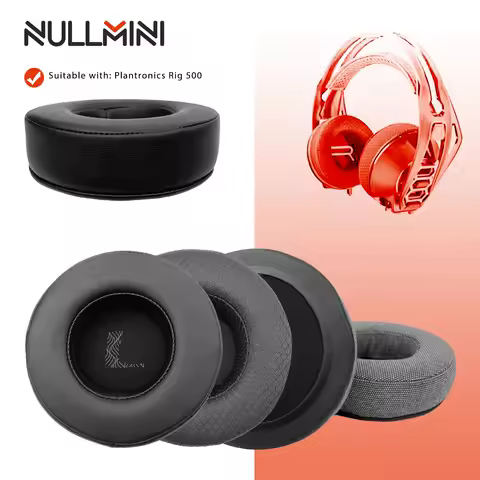 NullMini Replacement Earpads for Plantronics Rig 500 Headphones Ear Cushion Earmuff Cooling Gel Slee