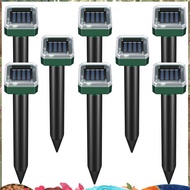 8 Pack Solar Powered Snake Repellent Ultrasonic Snake Repellent Solar Snake Repellent Solar Powered 