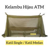KELAMBU HIJAU 4TM / MOSQUITO NETS - NEW (NYLON - LUBANG KECIL)
