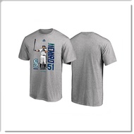[ANGEL NEW ERA] MLB Seattle Sailor Suzuki Ichiro Commemorative T (Gray) Ready Stock Last Collection 