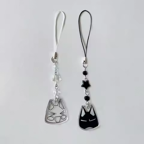 Toro Cat Phone Charm y2k keychain 1pcs