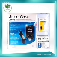 เครื่องตรวจวัดน้ำตาลในเลือด Accu-chek Guide  (แถมฟรี! แถบตรวจน้ำตาล1กล่อง + เข็มเจาะ 1 กล่อง)