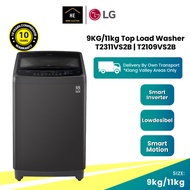 LG  9KG / 11KG Top Load Washer with Smart Inverter Washing Machine T2311VS2B | T2109VS2B  Mesin Basu