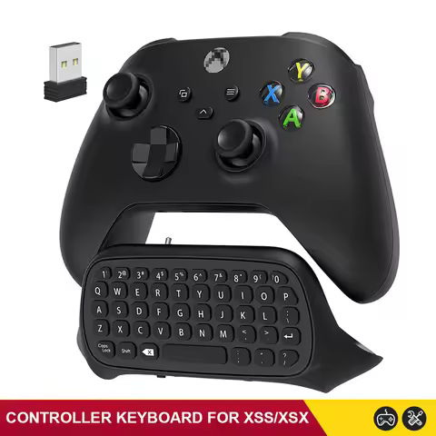 2.4G Wireless KeyboardFor XBOX Series S/X Controller Chat pad Mini Gaming Keypad With USB Receiver w